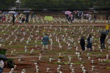 Cemitério afirma que segurança é feita no local 24 horas por dia -  (crédito:  Carlos Vieira/CB)