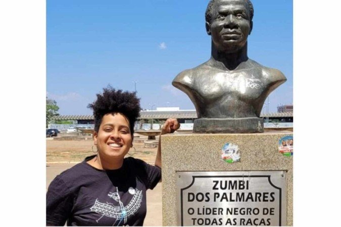 Bianca D’Aya, criadora do projeto Tour Brasília Negra - (crédito: Arquivo Pessoal) Bianca D’Aya, criadora do projeto Tour Brasília Negra - (crédito: Arquivo Pessoal)