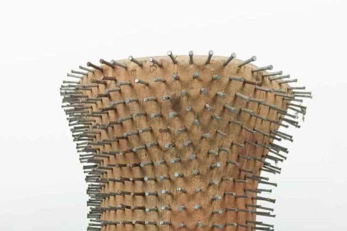 Escultura feita para mostra 
individual na Referência Galeria de Arte 