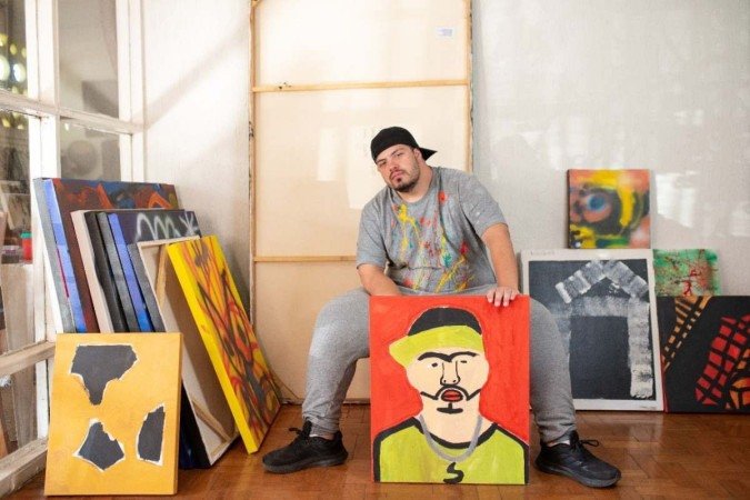 Luciano Piantino celebra 14 anos com a exposição 'Minha Outra Metade'. - (crédito: Divulgação) Luciano Piantino celebra 14 anos com a exposição 'Minha Outra Metade'. - (crédito: Divulgação)
