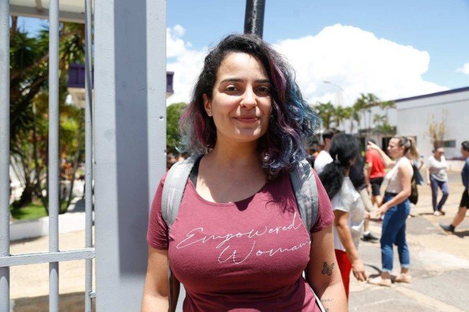 Vanessa fez o Enem há 20 anos e tenta uma segunda graduação