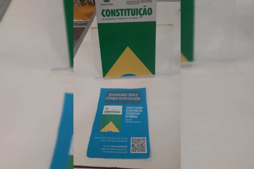 Exemplares da Constituição se esgotam na Bienal do Livro Bahia
