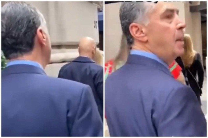 No registro, Barroso estava junto ao também ministro do STF e presidente do Tribunal Superior Eleitoral (TSE) Alexandre de Moraes, principal alvo dos bolsonaristas - (crédito: Instagram @allandosantos_22) No registro, Barroso estava junto ao também ministro do STF e presidente do Tribunal Superior Eleitoral (TSE) Alexandre de Moraes, principal alvo dos bolsonaristas - (crédito: Instagram @allandosantos_22)