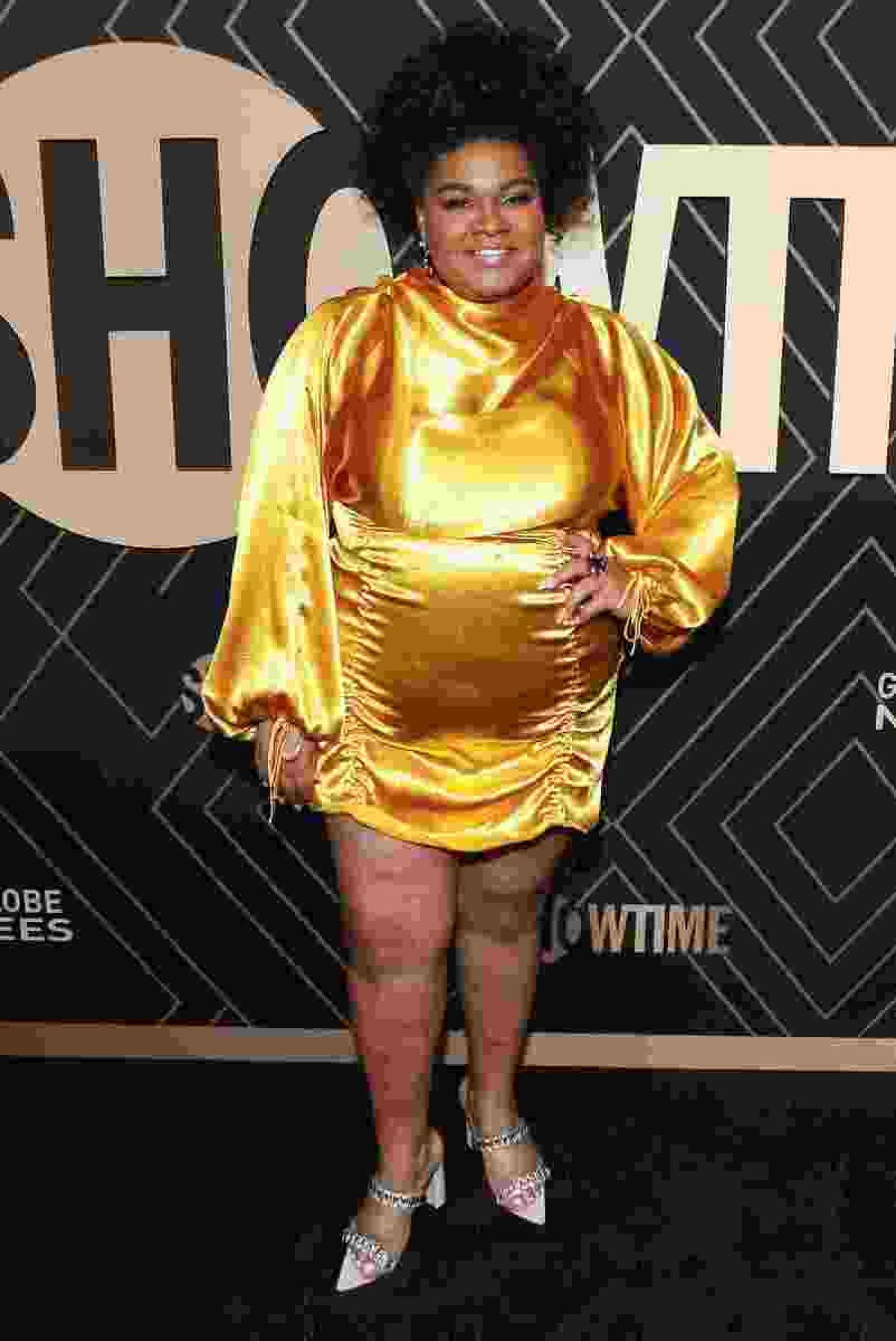 Actress Da'Vine Joy Randolph attends Showtime Golden Globes Nominees Celebration at Sunset Tower Hotel in Los Angeles, California on January 4, 2020. / AFP / Michael Tran Caption Actress Da'Vine Joy Randolph attends Showtime Golden Globes Nominees Celebration at Sunset Tower Hotel in Los Angeles, California on January 4, 2020. / AFP / Michael Tran Caption