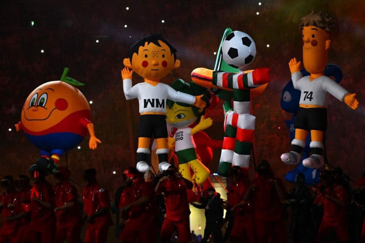 Abertura e 1º jogo: veja imagens da estreia da Copa do Mundo 2022