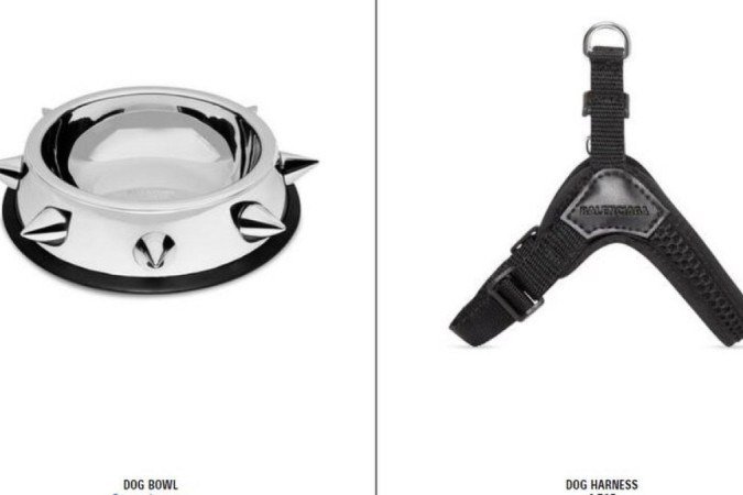 A campanha divulgava a nova linha de objetos da marca, que tem itens para bichos de estimação - (crédito: Divulgação/Balenciaga) A campanha divulgava a nova linha de objetos da marca, que tem itens para bichos de estimação - (crédito: Divulgação/Balenciaga)