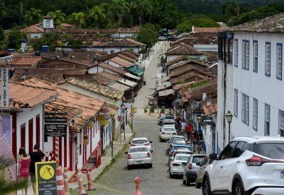  Em "Piri", a Rua do Lazer disp&otilde;e de variados bares e restaurantes -  (crédito:  Marcelo Ferreira/CB/D.A. Press) - Em "Piri", a Rua do Lazer disp&otilde;e de variados bares e restaurantes -  (crédito:  Marcelo Ferreira/CB/D.A. Press)