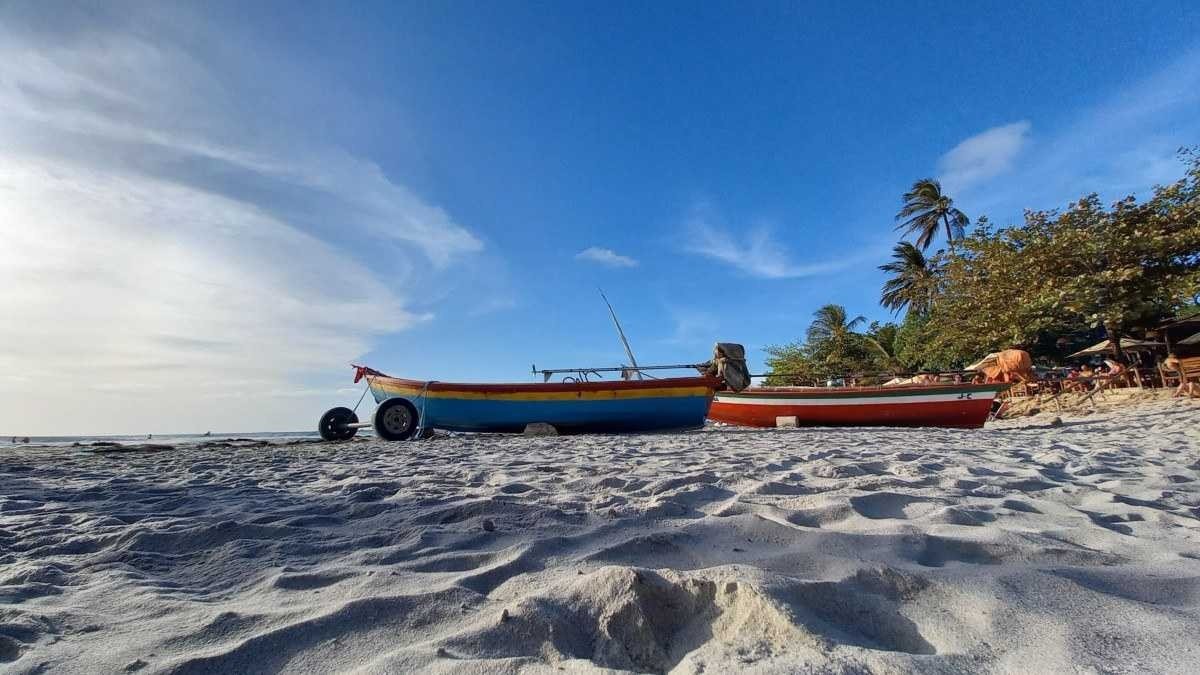 A paisagem da praia principal de Jeri também é uma atração e proporciona fotos incríveis
