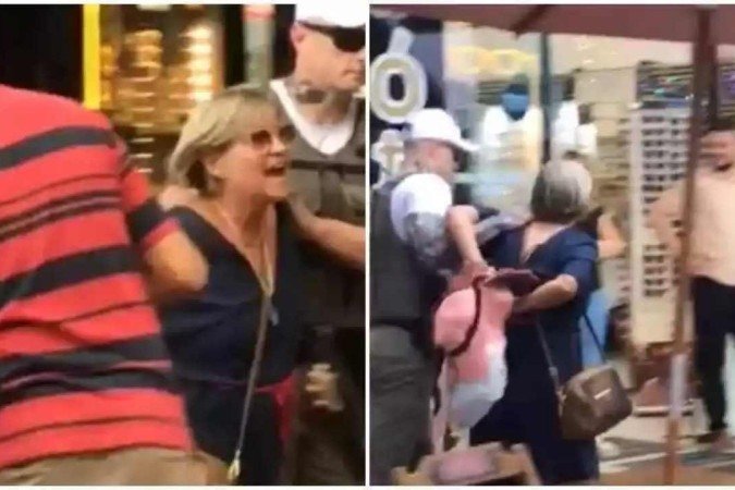 Mulher de 58 anos foi presa na cidade de Santa Cruz do Sul (RS) por suspeita de injúria racial - (crédito: Twitter/Reprodução) Mulher de 58 anos foi presa na cidade de Santa Cruz do Sul (RS) por suspeita de injúria racial - (crédito: Twitter/Reprodução)