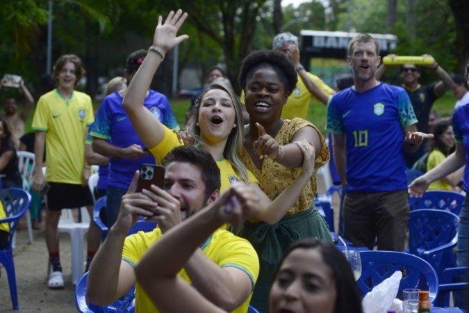  05/12/2022 Crédito: Marcelo Ferreira/CB/D.A. Press Brasília- DF - COPA DO MUNDO 2022, Bar Libanus 206 Sul.