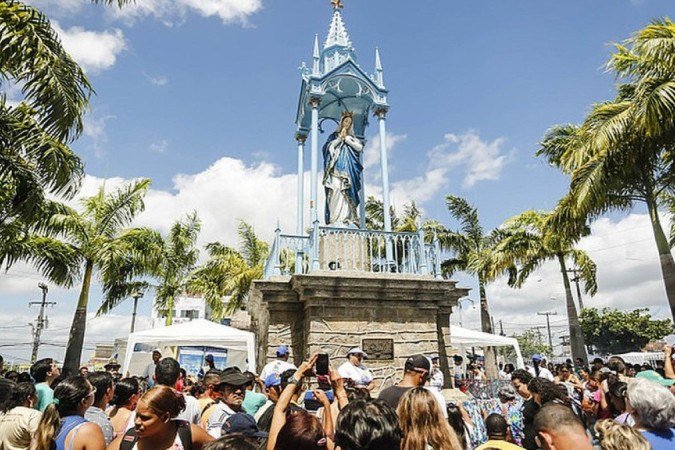 Celebrações em homenagem à Nossa Senhora da Conceição em Recife: na cidade, as festividades na data acontecem desde 1904.
crédito: ANDREA RÊGO BARROS/PCR
- Celebrações em homenagem à Nossa Senhora da Conceição em Recife: na cidade, as festividades na data acontecem desde 1904.
crédito: ANDREA RÊGO BARROS/PCR
-