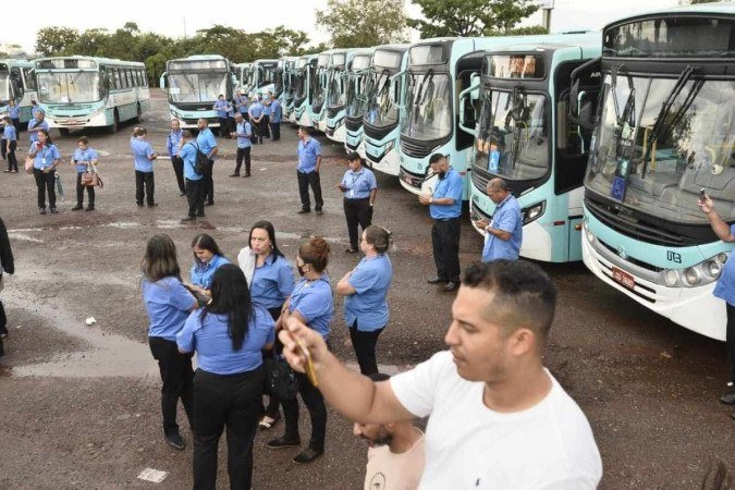A paralisação durou mais de três e afetou pouco mais da metade da frota. - (crédito: Minervino Júnior/CB/D.A Press) A paralisação durou mais de três e afetou pouco mais da metade da frota. - (crédito: Minervino Júnior/CB/D.A Press)