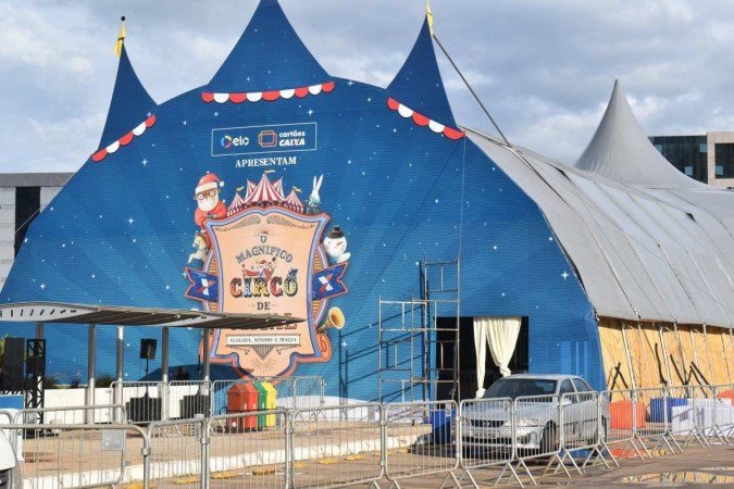 Circo natalino? Tem sim senhor!