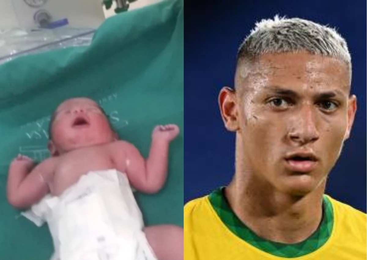 Bebê nasce na hora de gol de Richarlison e recebe o nome do jogador, no Pará