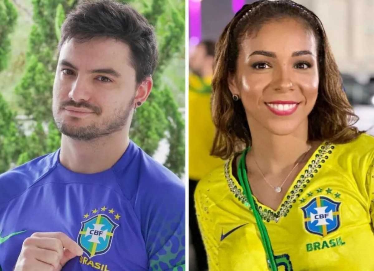 Felipe Neto e esposa de Thiago Silva discutem no Twitter após derrota do Brasil na Copa