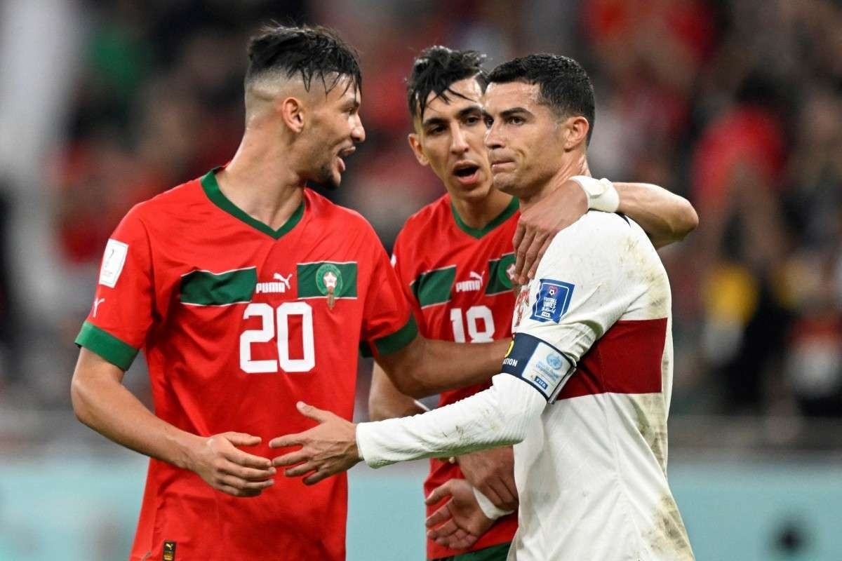 Cristiano Ronaldo iguala recorde mundial de jogos por seleção ao entrar em  campo contra o Marrocos