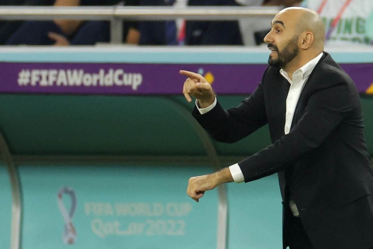Walid Regragui &eacute; t&eacute;cnico menos longevo entre os semifinalistas, mas o mais surpreendente