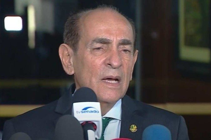 (crédito: Reprodução/TV Senado) (crédito: Reprodução/TV Senado)