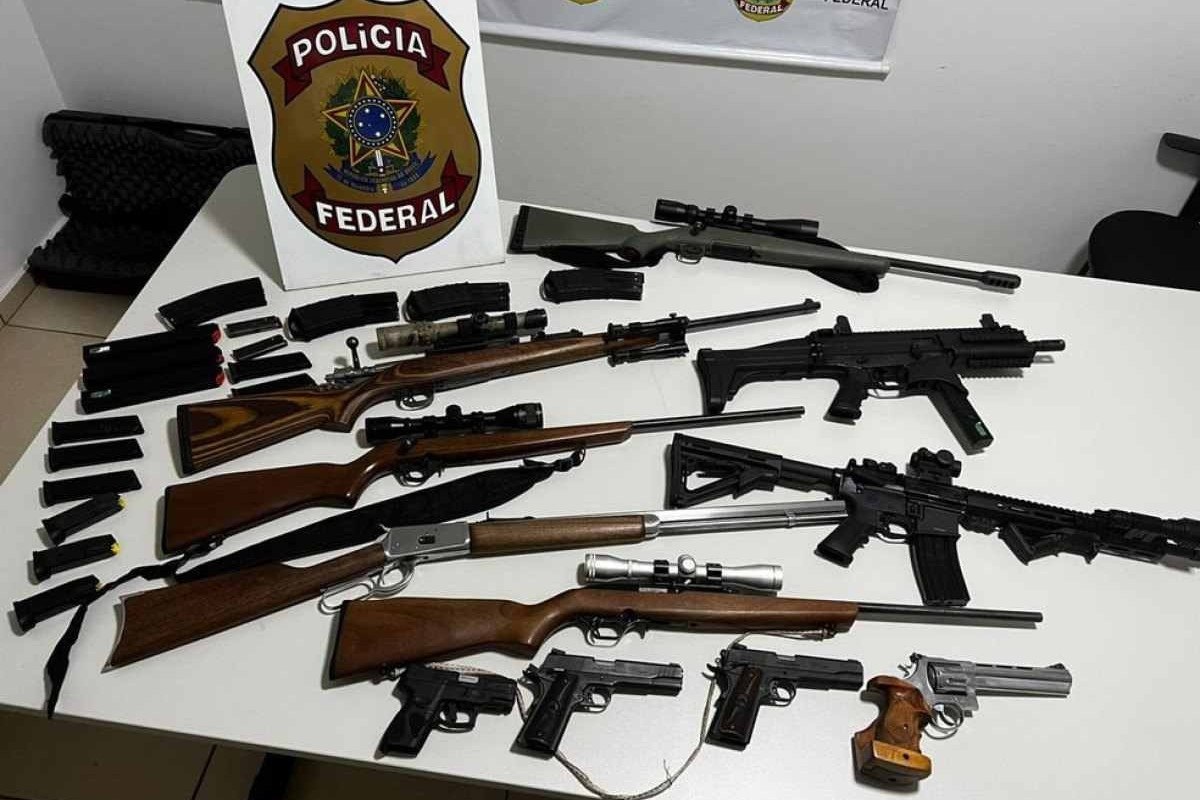 Polícia faz maior apreensão de armas do estado 