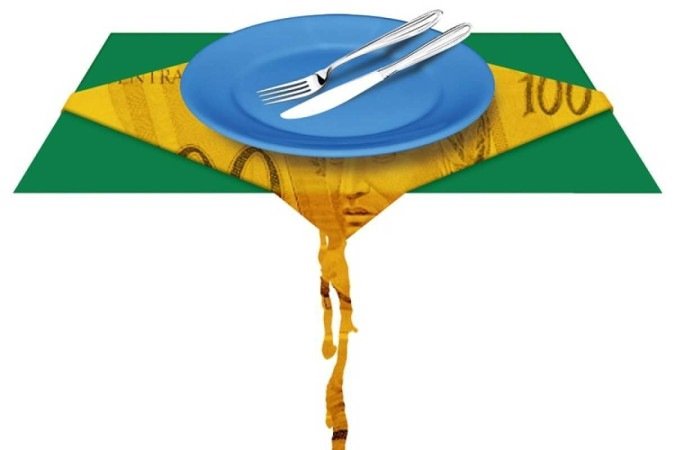 Crédito: Amaro Jr./CB/D.A Press. Prato, comida, alimentação, bandeira, Brasil, real, dinheiro, corrupção, desperdÃcio, desvio, verba.
Caption - (crédito: Amaro Jr./CB/D.A Press) Crédito: Amaro Jr./CB/D.A Press. Prato, comida, alimentação, bandeira, Brasil, real, dinheiro, corrupção, desperdÃcio, desvio, verba.
Caption - (crédito: Amaro Jr./CB/D.A Press)