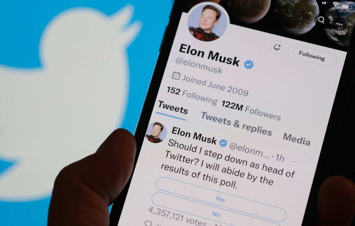 Usuários do Twitter votam pela saída de Musk do Twitter