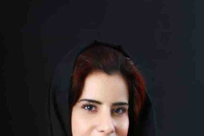 Nilofar Yousefi, ativista afegã pelos direitos das mulheres, 24 anos, asilada em Madri 