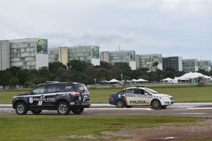 Forças de segurança - (crédito: Minervino Júnior/CB/D.A.Press)