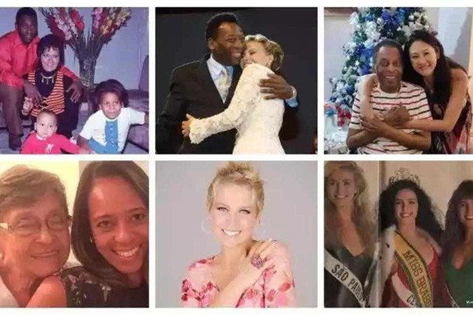 Veja quem foram as esposas de Pel&eacute; e alguns dos seus relacionamentos amorosos conhecidos publicamente   -  (crédito: Reprodução/Arquivo EM)