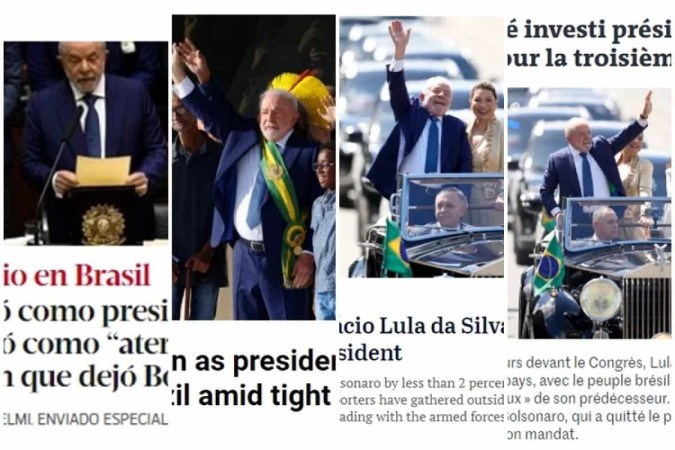 La toma de posesión de Lula se convirtió en los principales titulares del mundo;  pagando