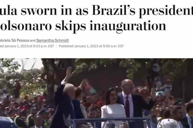 Periódicos de todo el mundo sobre toma de posesión de Lula