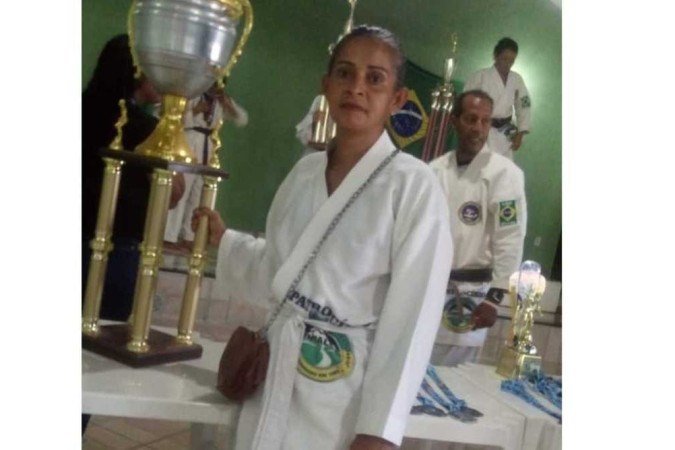 A diarista havia conseguido a faixa verde no esporte há poucos dias - (crédito: Material cedido ao Correio) A diarista havia conseguido a faixa verde no esporte há poucos dias - (crédito: Material cedido ao Correio)