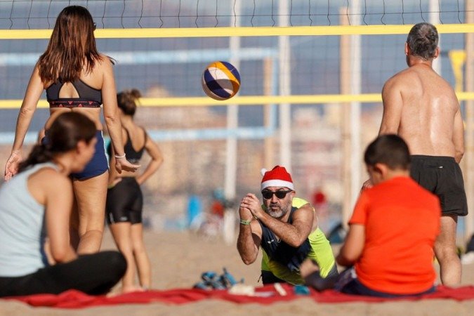 O clima estava excepcionalmente quente durante as festas de Natal na Espanha - O clima estava excepcionalmente quente durante as festas de Natal na Espanha -