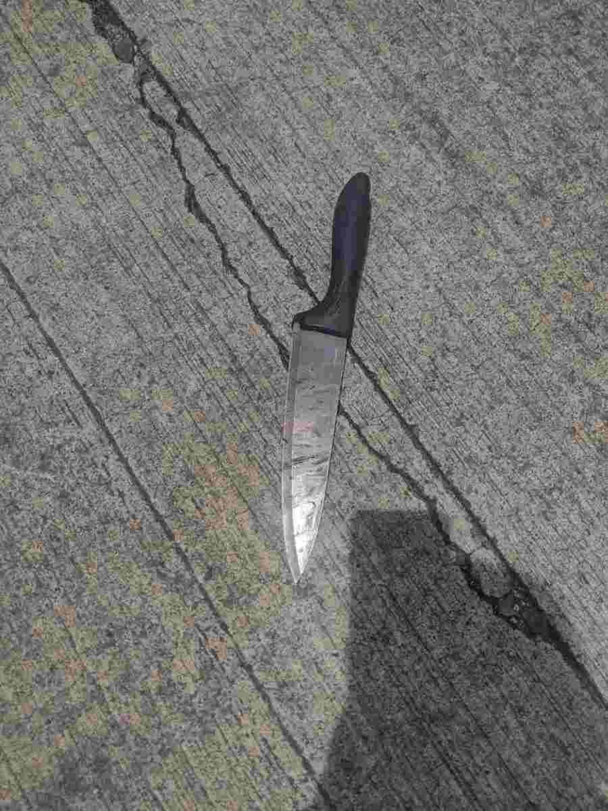 A arma utilizada no crime foi encontrada pela PM.