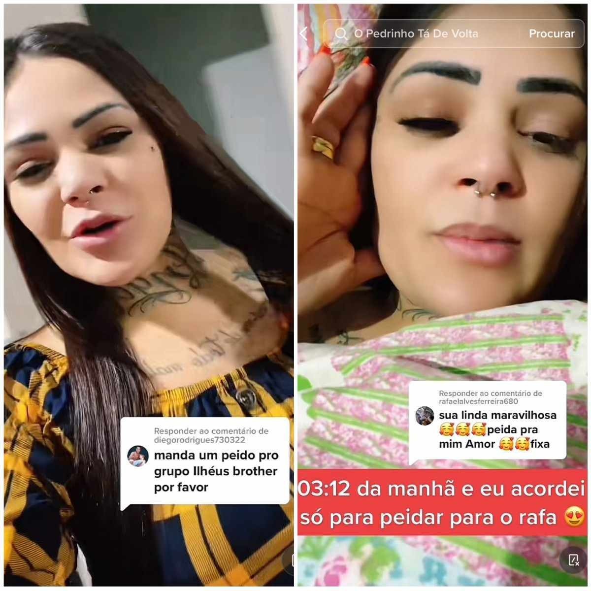 Vanessa Campos atende pedidos de admiradores e solta pum em homenagem a eles e a terceiros