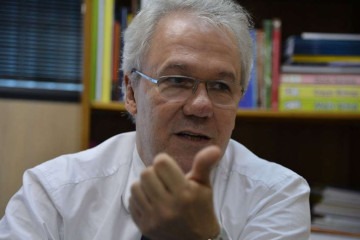 Presidente do Inep, Manuel Palacios orienta os candidatos a acessarem a Página do Participante, com número de inscrição, local da prova e mais -  (crédito:  Valter Campanato/Agência Brasil)