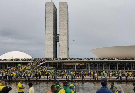  Ed Alves/CB/D.A Press. Manifestantes invadem Congresso, STF e Palacio do Planalto.