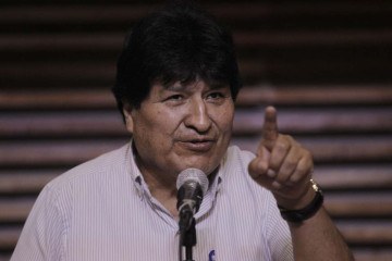 Acusado de cometer um abuso contra um menor em 2015, Morales diz que é vítima de perseguição judicial -  (crédito:  AFP)