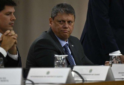 Ex-ministro de Bolsonaro, Tarcísio fala em diálogo e pacificação  -  (crédito:  MAURO PIMENTEL/AFP)