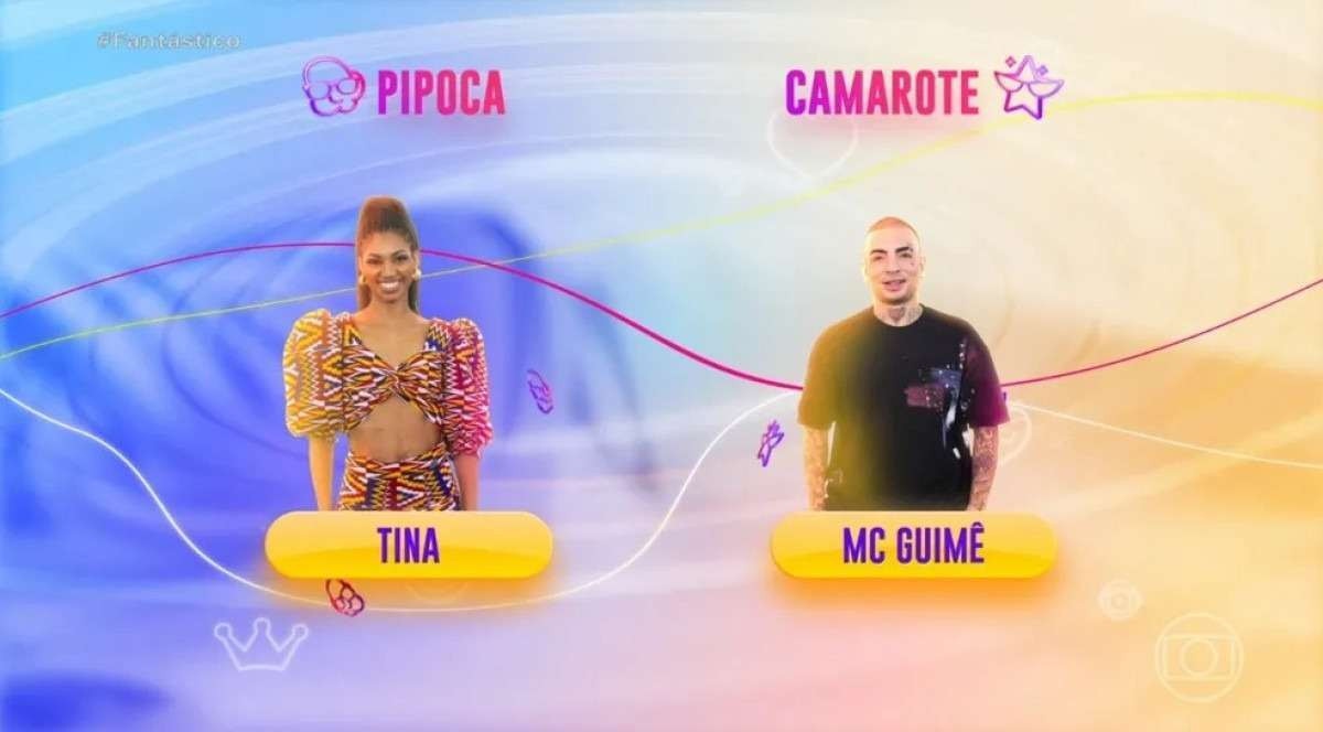 Dupla Tina e MC Guimê no BBB 23