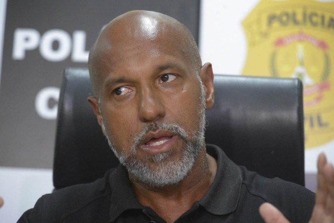  17/01/2023 Crédito: Carlos Vieira/CB. Coletiva sobre o caso de 6 corpos encontrados carbonizados. Na Foto Delegado Ricardo Viana, titular da 6ª DP ( Paranoá ).