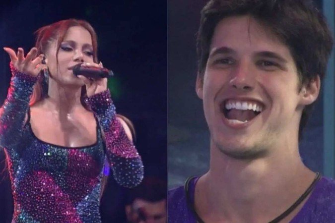 Anitta e Gabriel Tavares
- (crédito: Reprodução/ TV Globo) Anitta e Gabriel Tavares
- (crédito: Reprodução/ TV Globo)