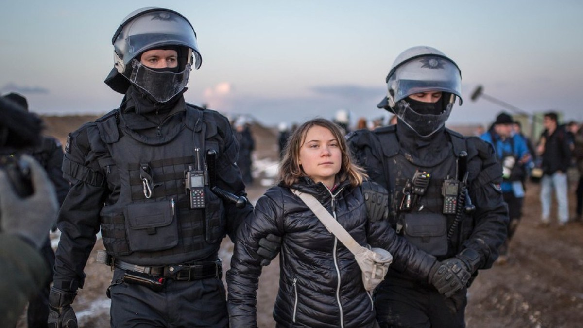 Polícia alemã nega que prisão de Greta Thunberg tenha sido armada