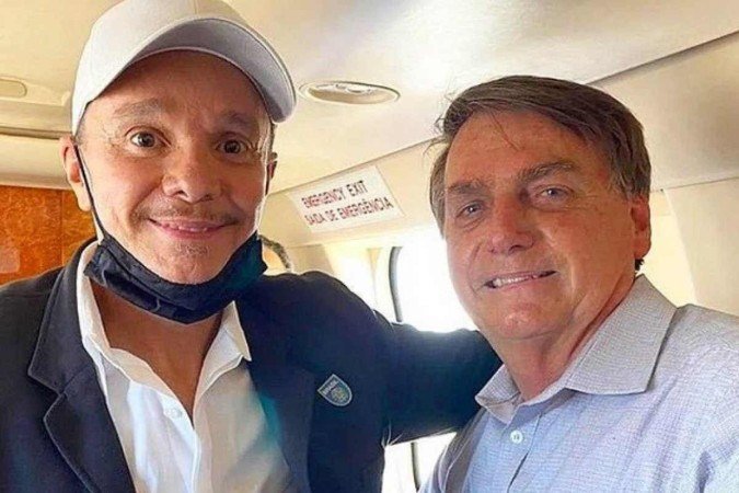 Netinho e Bolsonaro - (crédito: Reprodução/Instagram) Netinho e Bolsonaro - (crédito: Reprodução/Instagram)