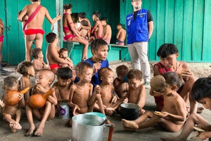 Há ao menos uma morte por agressão infantil em diversas comunidades da TI Yanomami