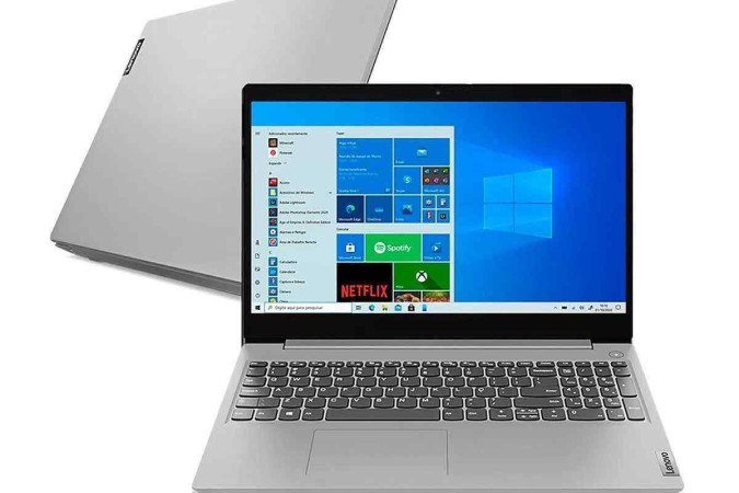 Notebook Lenovo IdeaPad 3i com tela de 15