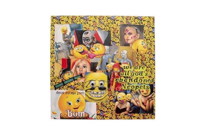 Pinturas da artista Pamella Anderson na Index Galeria