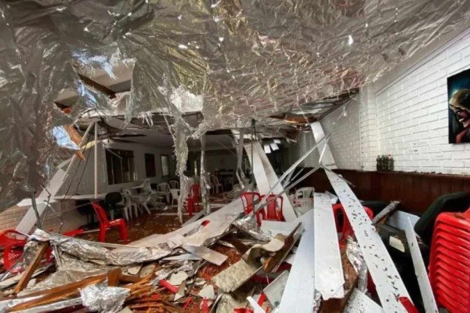 (crédito: Corpo de Bombeiros de Santa Catarina/Divulgação) (crédito: Corpo de Bombeiros de Santa Catarina/Divulgação)