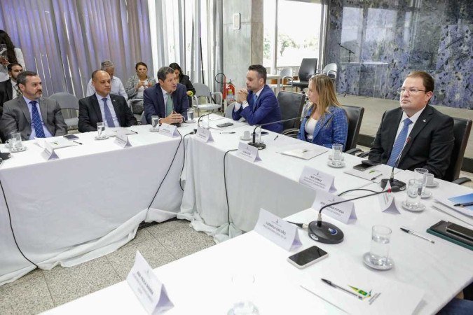 Celina com o gabinete de Preservação e Mobilização Institucional