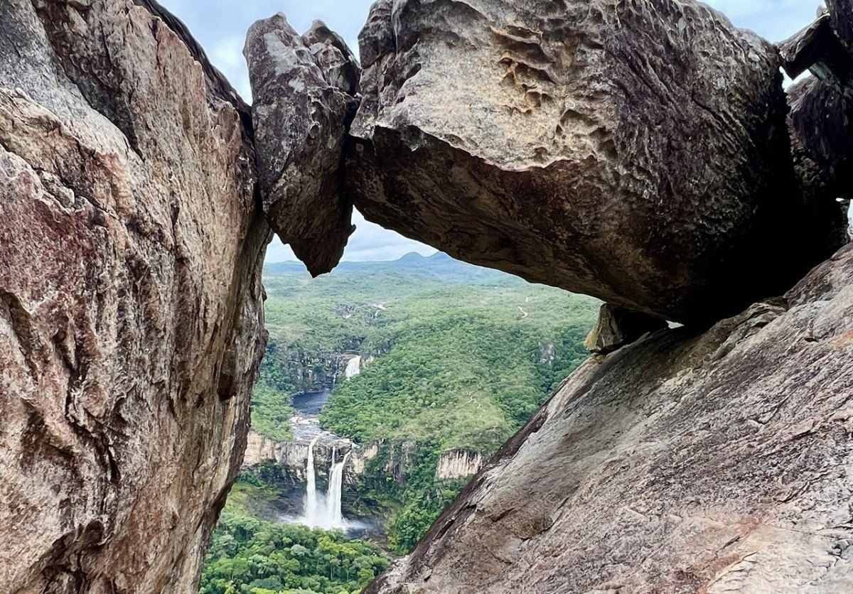 Mirante da Janela, na Chapada dos Veadeiros. 