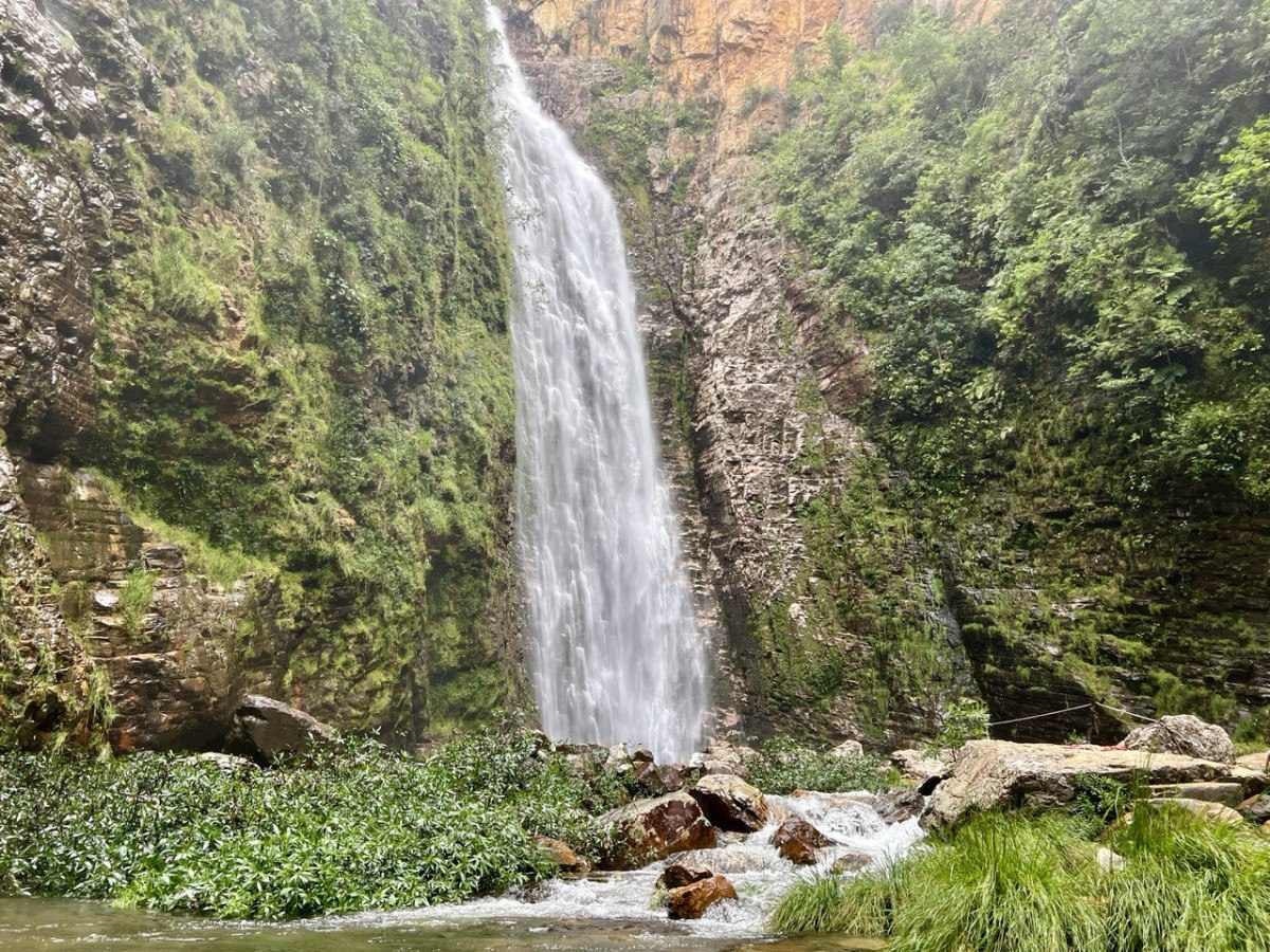 Cachoeira do Segredo, na Chapada dos Veadeiros. 